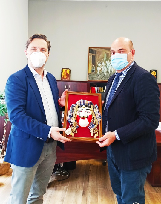 Φωτογραφία Συνάντηση Δημάρχου Νάουσας Νικόλα Καρανικόλα